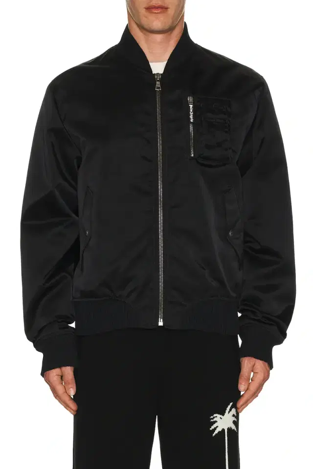 Curved Logo Bomber
