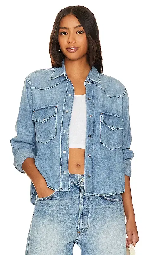 Citizens of Humanity Cropped Western Shirt