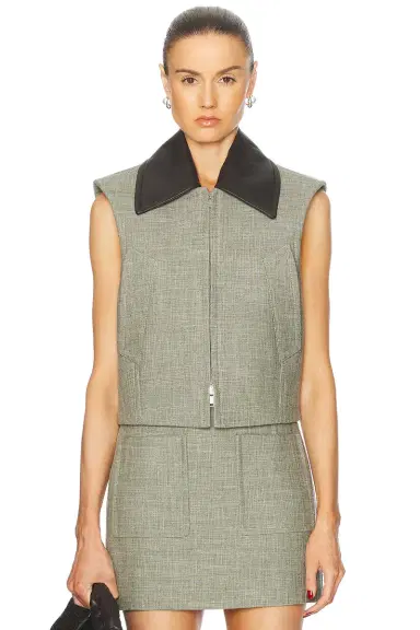 Bottega Veneta Vest Top | Thumbnail 1 Bottega Veneta Vest Top | Thumbnail 1