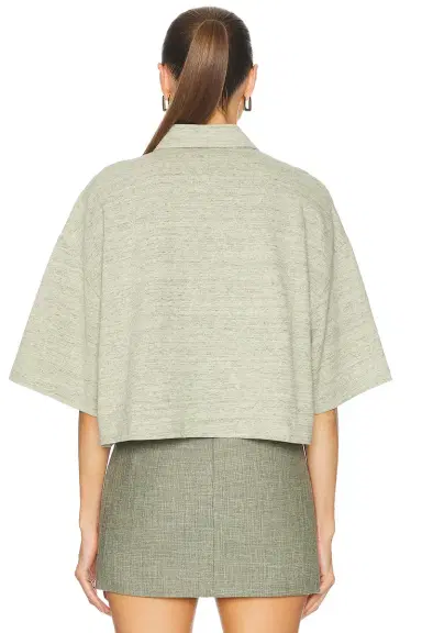 Bottega Veneta Cropped Polo Shirt | Thumbnail 3 Bottega Veneta Cropped Polo Shirt | Thumbnail 3