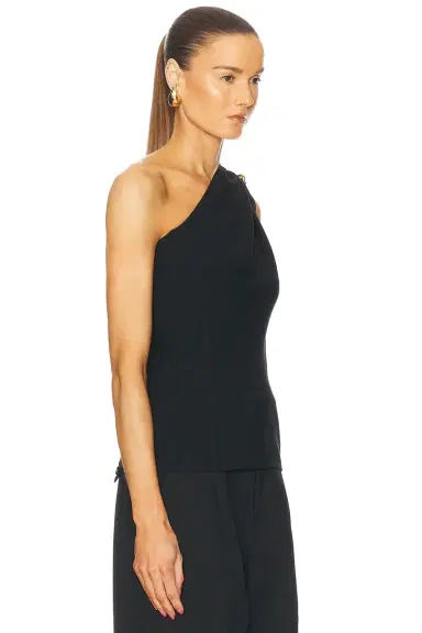 Bottega Veneta One Shoulder Top | Thumbnail 2