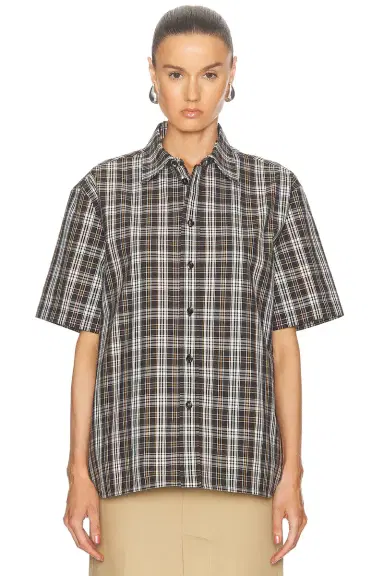 Bottega Veneta Short Sleeve Shirt | Thumbnail 1 Bottega Veneta Short Sleeve Shirt | Thumbnail 1