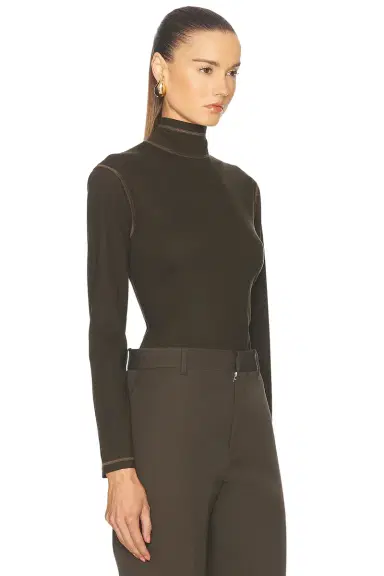Bottega Veneta Long Sleeve Turtleneck Top | Thumbnail 2 Bottega Veneta Long Sleeve Turtleneck Top | Thumbnail 2