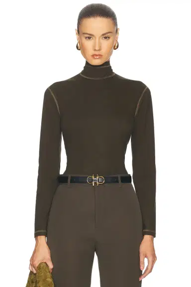 Bottega Veneta Long Sleeve Turtleneck Top | Thumbnail 1 Bottega Veneta Long Sleeve Turtleneck Top | Thumbnail 1