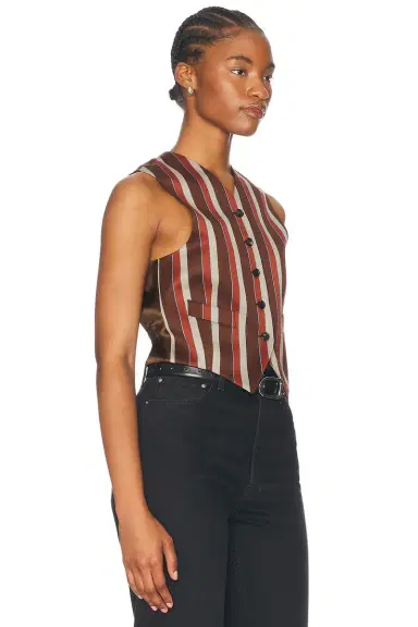 BODE Arizona Stripe Waistcoat | Thumbnail 2
