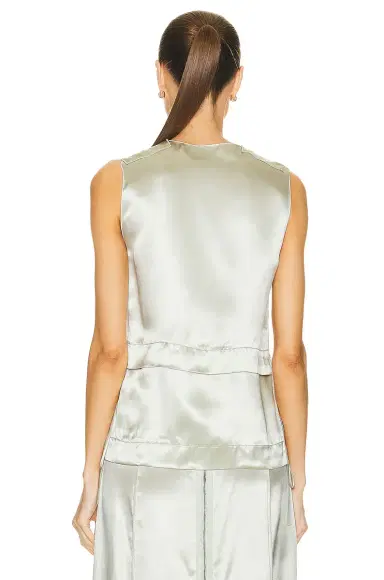 Bottega Veneta Ruffle Satin Blouse | Thumbnail 3 Bottega Veneta Ruffle Satin Blouse | Thumbnail 3