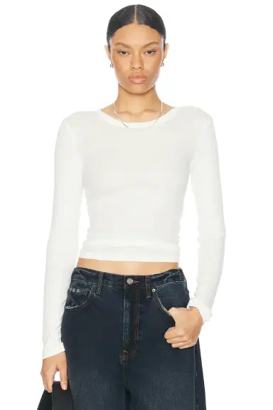 St. Agni Organic Cotton Long Sleeve Top | Thumbnail 1