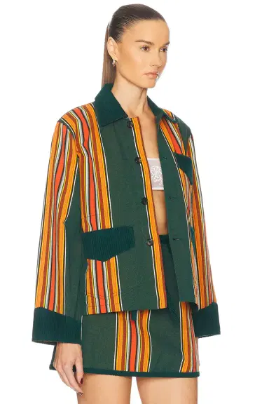 BODE Parakeet Stripe Craft Jacket | Thumbnail 2