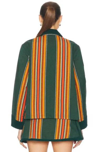 BODE Parakeet Stripe Craft Jacket | Thumbnail 3