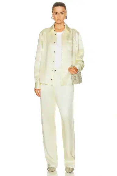 Bottega Veneta Silk Twill Long Sleeve Shirt | Thumbnail 5