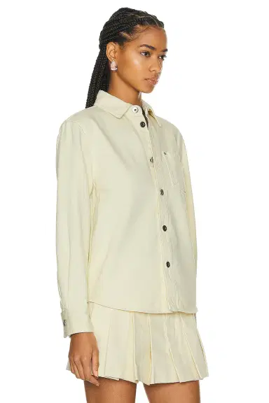 Bottega Veneta Long Sleeve Button Up Top | Thumbnail 2