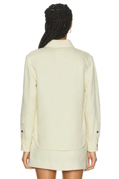 Bottega Veneta Long Sleeve Button Up Top | Thumbnail 3
