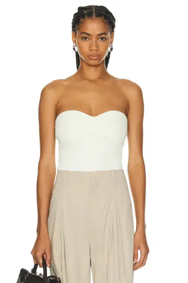 Bottega Veneta Strapless Bodysuit Top | Thumbnail 1 Bottega Veneta Strapless Bodysuit Top | Thumbnail 1