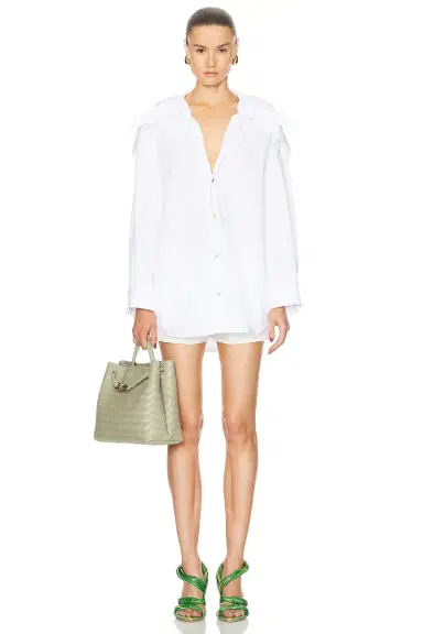 Bottega Veneta Long Sleeve Button Up Top | Thumbnail 4