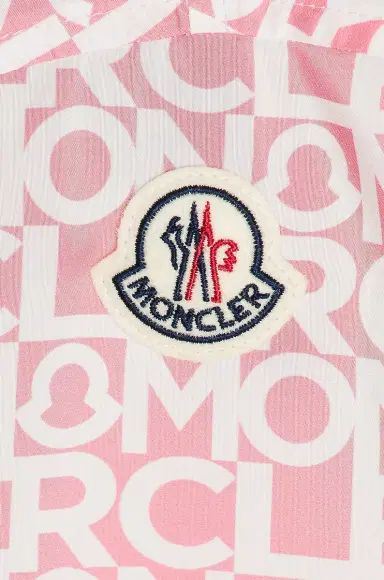 Moncler Cropped Logo Print Short Sleeve Shirt | Thumbnail 6 Moncler Cropped Logo Print Short Sleeve Shirt | Thumbnail 6