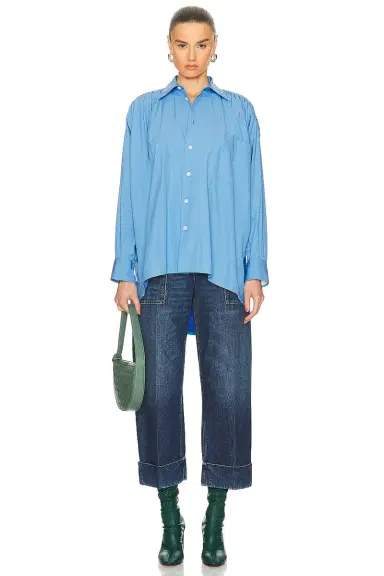 Bottega Veneta Compact Cotton Shirt | Thumbnail 4