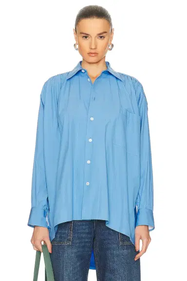 Bottega Veneta Compact Cotton Shirt | Thumbnail 1