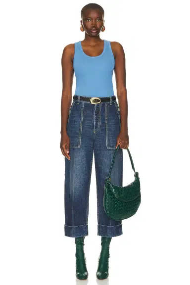Bottega Veneta Stretch Cotton Rib Tank Top | Thumbnail 4