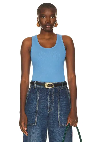 Bottega Veneta Stretch Cotton Rib Tank Top | Thumbnail 1