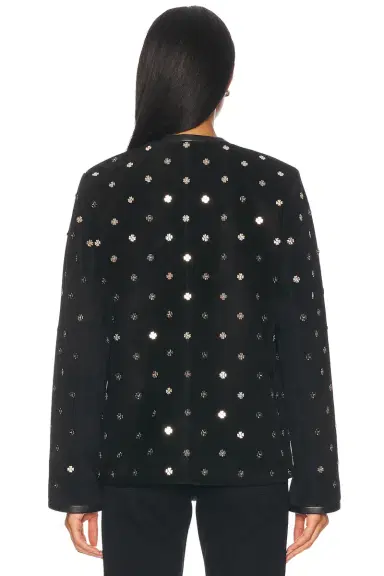BODE Clover Charm Suede Jacket | Thumbnail 4