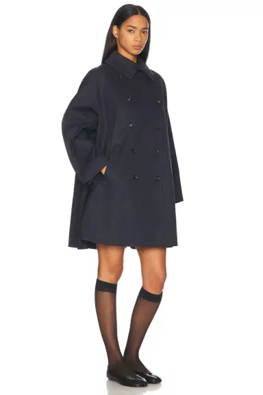 BODE Waxed Herringbone Peacoat | Thumbnail 2