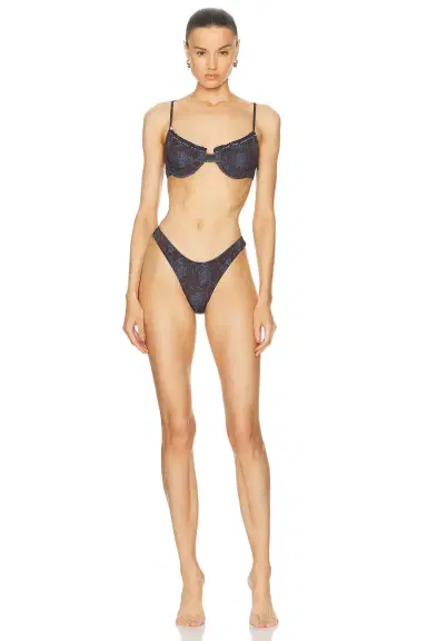 Heavy Manners Ruffle Bikini Top | Thumbnail 4