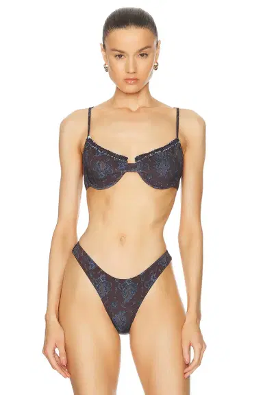Heavy Manners Ruffle Bikini Top | Thumbnail 1