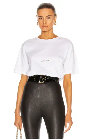 Saint Laurent Small Logo Tee | Thumbnail 1 Saint Laurent Small Logo Tee | Thumbnail 1