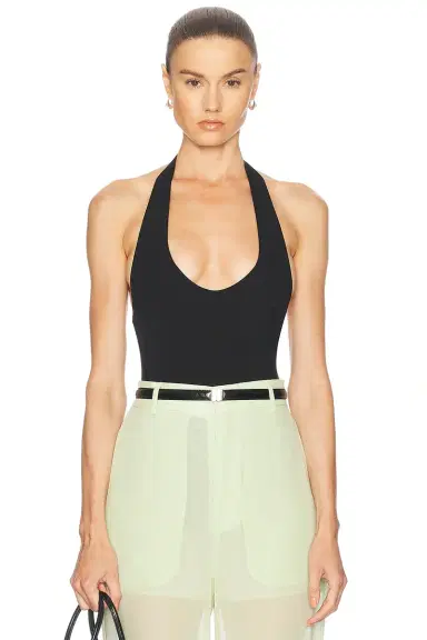SANS FAFF Bamboo Halter Bodysuit | Thumbnail 1