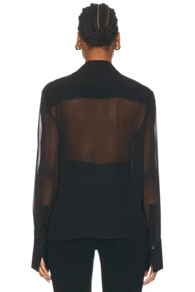 SANS FAFF Meghan Panelled Silk Blouse | Thumbnail 3