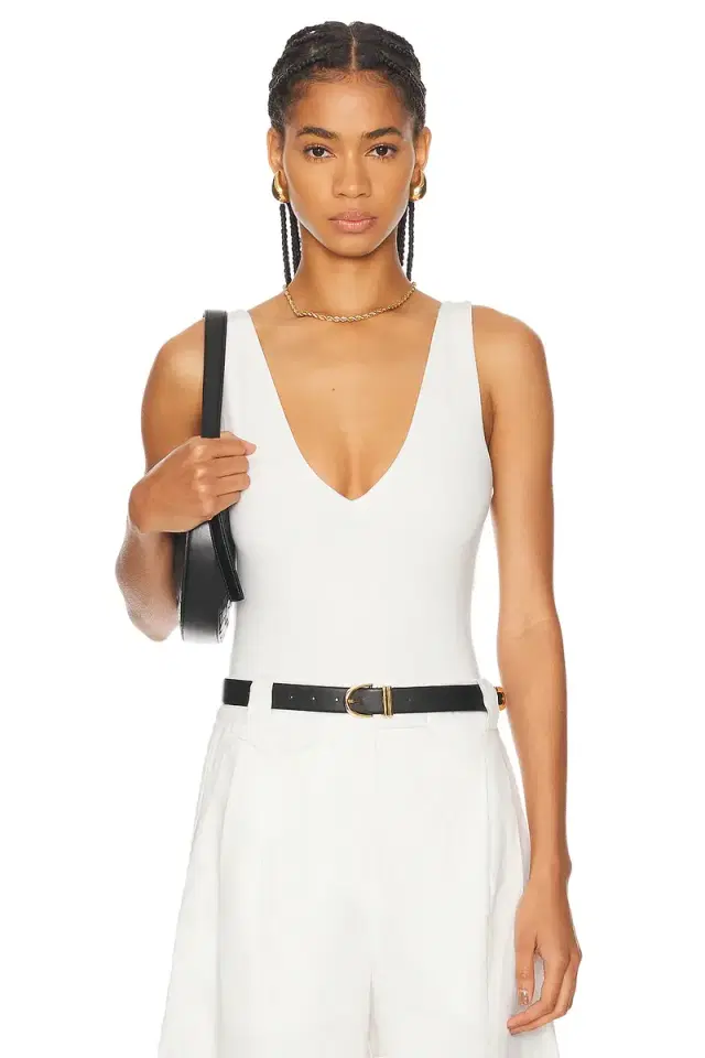 SANS FAFF Plunge V Bodysuit
