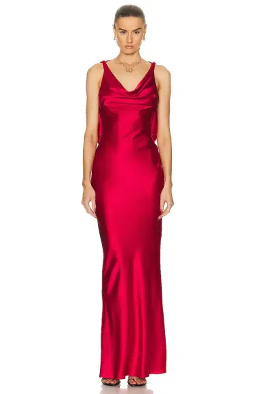Mirror Palais Plunging Back Cowl Dress | Thumbnail 2