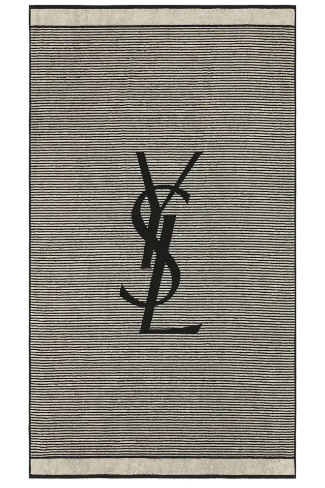 Saint Laurent Serviette De Plage Towel