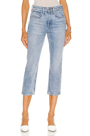 GRLFRND Karolina Petite High Rise Straight Crop | Thumbnail 1 GRLFRND Karolina Petite High Rise Straight Crop | Thumbnail 1
