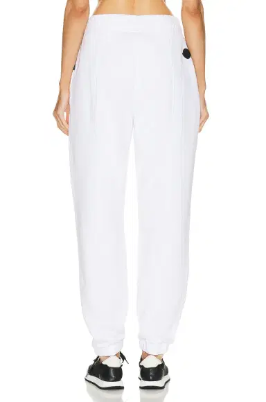 Moncler Logo Degrade Jogger In White | Thumbnail 4