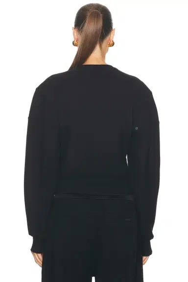 Saint Laurent Cropped Sweater | Thumbnail 3 Saint Laurent Cropped Sweater | Thumbnail 3