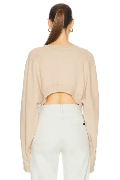 Saint Laurent Cropped Sweatshirt | Thumbnail 3 Saint Laurent Cropped Sweatshirt | Thumbnail 3
