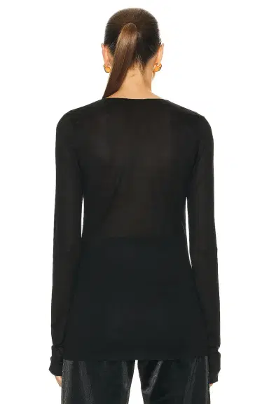 Saint Laurent Plunging Sweater | Thumbnail 3