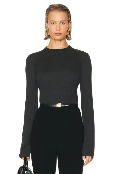 Saint Laurent Crewneck Sweater | Thumbnail 1 Saint Laurent Crewneck Sweater | Thumbnail 1