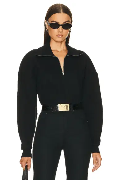Saint Laurent Half Zip Sweater | Thumbnail 1 Saint Laurent Half Zip Sweater | Thumbnail 1