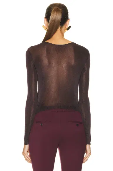 Saint Laurent Long Sleeve Sweater | Thumbnail 3 Saint Laurent Long Sleeve Sweater | Thumbnail 3