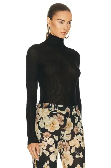 Saint Laurent Long Sleeve Sweater | Thumbnail 2 Saint Laurent Long Sleeve Sweater | Thumbnail 2