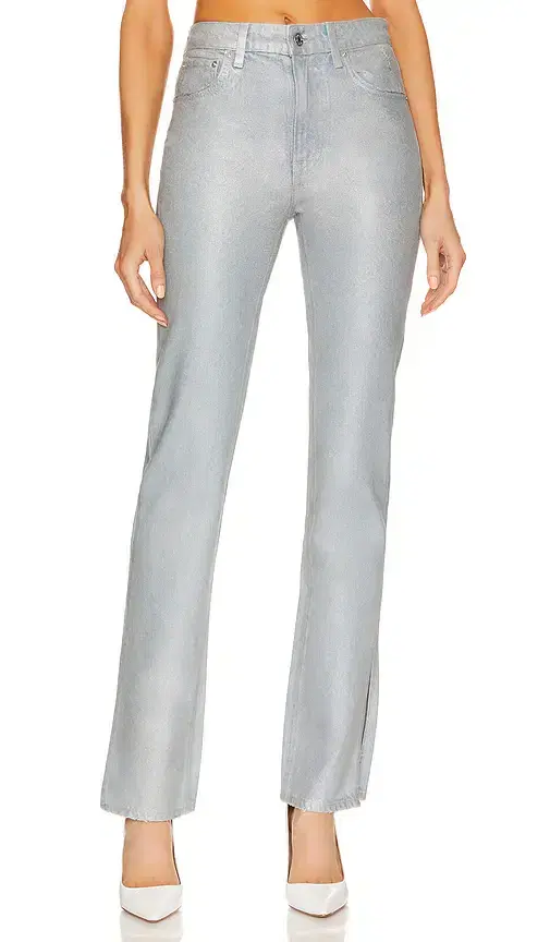 GRLFRND Harlow Coated High Rise Boot Jeans