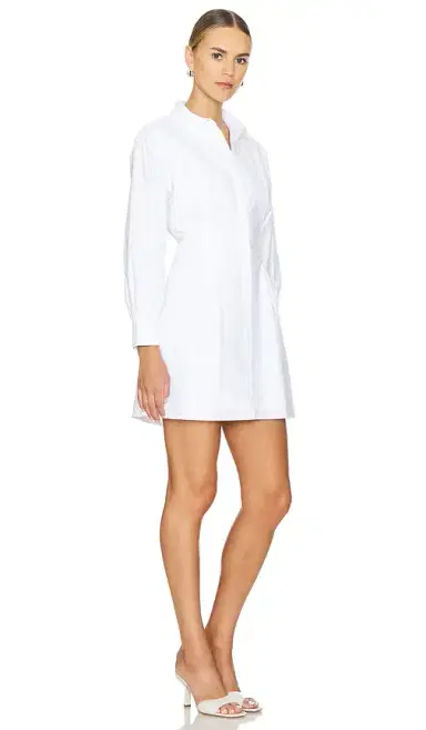 FRAME Pleated Shirt Dress | Thumbnail 2