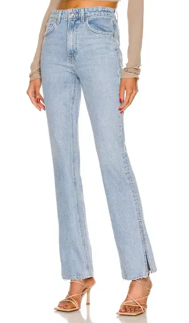 GRLFRND Harlow High Rise Boot Slit Jeans | Thumbnail 1 GRLFRND Harlow High Rise Boot Slit Jeans | Thumbnail 1