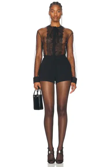 fleur du mal Tuxedo Shorts | Thumbnail 5 fleur du mal Tuxedo Shorts | Thumbnail 5
