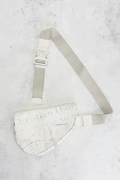 Dior Newspaper Saddle Bag | Thumbnail 4 Dior Newspaper Saddle Bag | Thumbnail 4