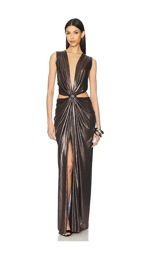 Sid Neigum Floor Length Knot Dress