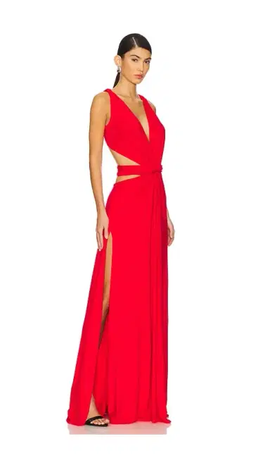 Sid Neigum 4 Way V Neck Knot Dress | Thumbnail 2