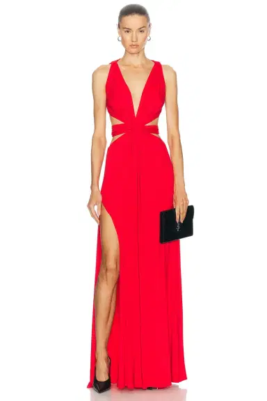 Sid Neigum 4 Way V Neck Knot Dress | Thumbnail 3